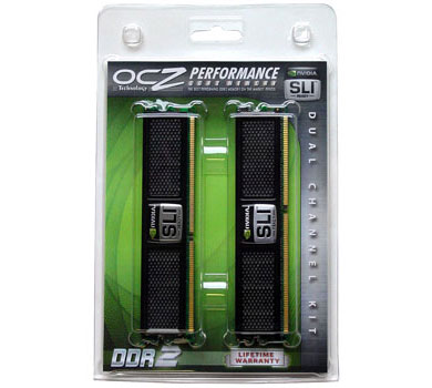 OCZ Announces 4GB NVIDIA SLI Certified DDR2 Memory Kits