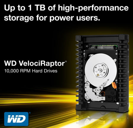 WD Launches New VelociRaptor Hard Drives - 1TB Version ...