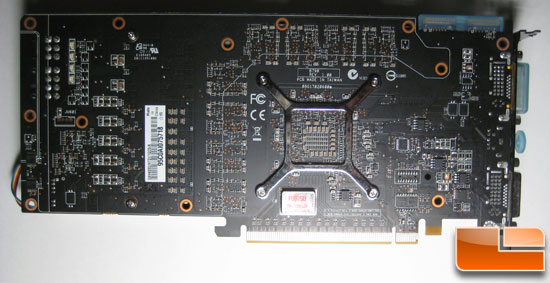 Asus HD 4890 Back PCB