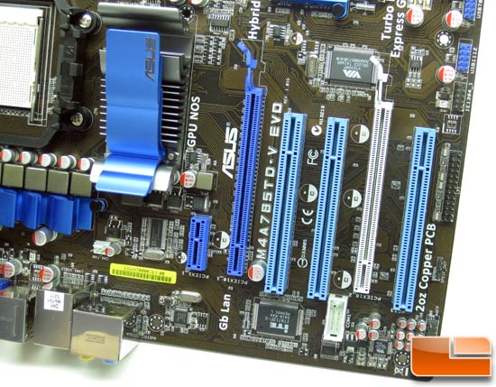 ASUS M4A785TD-V EVO Motherboard PCIe Slots