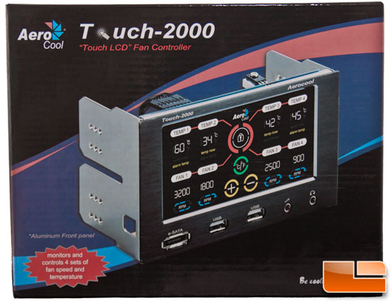 AeroCool Touch-2000 LCD Fan Controller Review