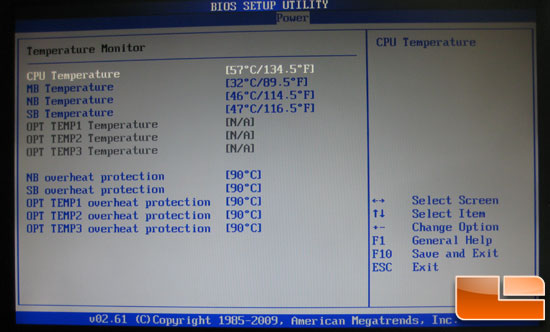 Asus Crosshair III Formula Temperature Monitor
