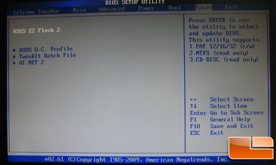 Asus Crosshair III Formula BIOS Utilities