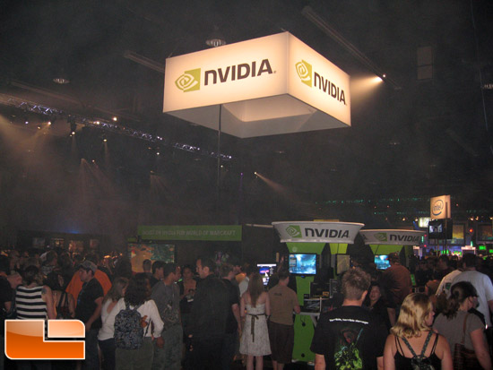 BlizzCon 2009 NVIDEA Booth