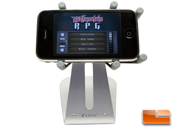Luxa2 H1-Touch Apple iPhone 3GS Stand Horizontal View