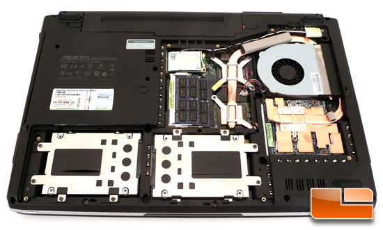 Inside the ASUS G51Vx