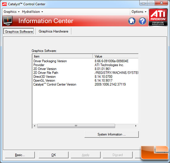 ATI Radeon HD 5850 and 5870 CATALYST 8.66.6 Drivers