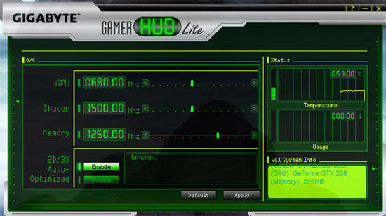Gigabyte GeForce GTX 260 Super Overclock Review