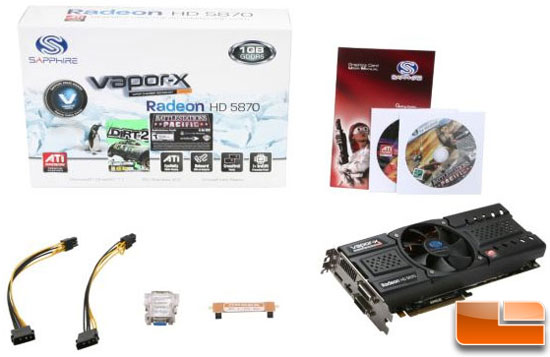 Sapphire Radeon HD 5870 Vapor-X Retail Bundle