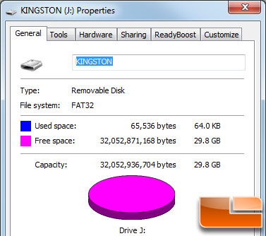 Kingston DataTraveler 200 32GB Capacity