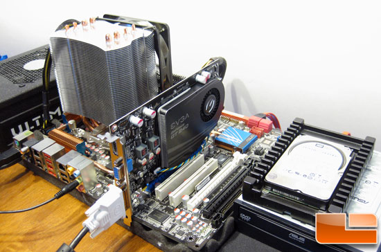 The EVGA GeForce GT 220 SSC DDR3 Test System