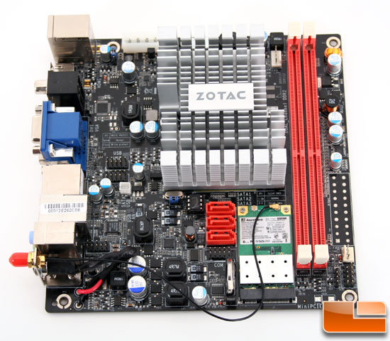 The Zotac IONITX-A-U Atom 330 Motherboard