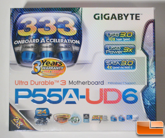 Gigabyte P55A-UD6 Box Gigabyte P55A-UD6 Box