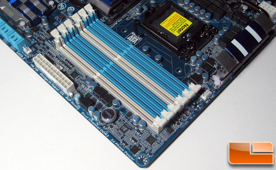 Gigabyte p55A-UD6 DIMM slots Gigabyte p55A-UD6 DIMM slots