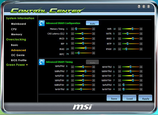 MSI Control Center