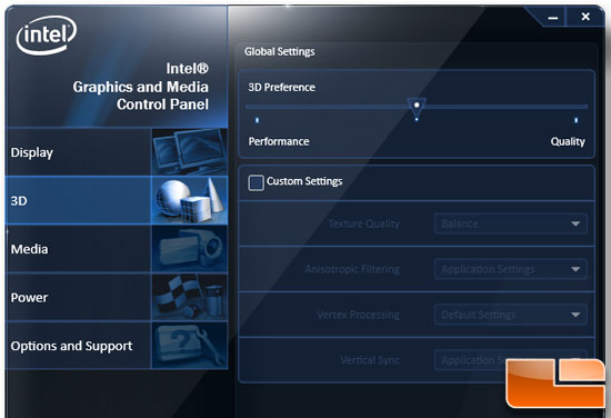 Graphics Control Panel - No Options for 3D Sett... | Intel ...