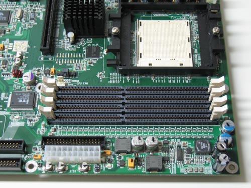 The DDR1 Memory Slots