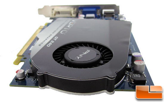 PNY VERTO GeForce GT 240 Video Card Heat Sink PNY VERTO GeForce GT 240 Video Card Heat Sink