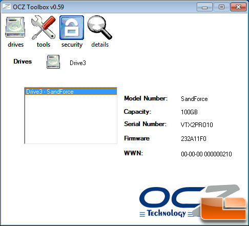 OCZ Vertex 2 Toolbox Utility OCZ Vertex 2 Toolbox Utility