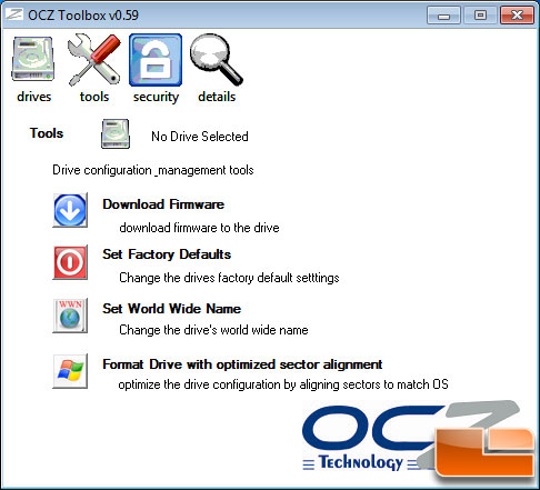 OCZ Vertex 2 Toolbox Utility OCZ Vertex 2 Toolbox Utility