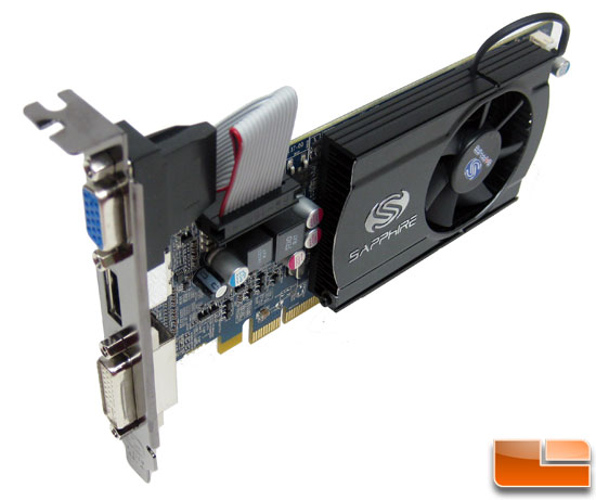 Sapphire Radeon HD 5570 Video Card Front Sapphire Radeon HD 5570 Video
Card Front