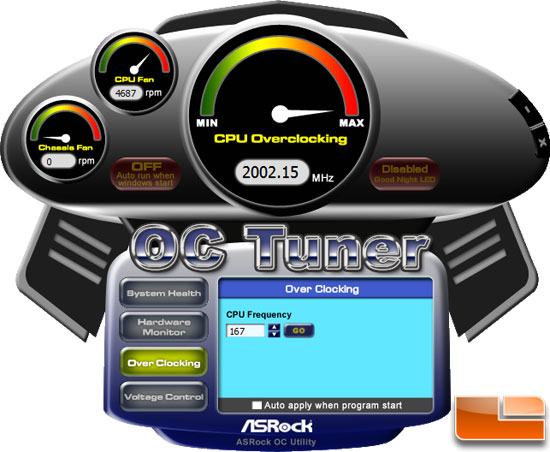 ASRock A330ION BIOS OCTweaker