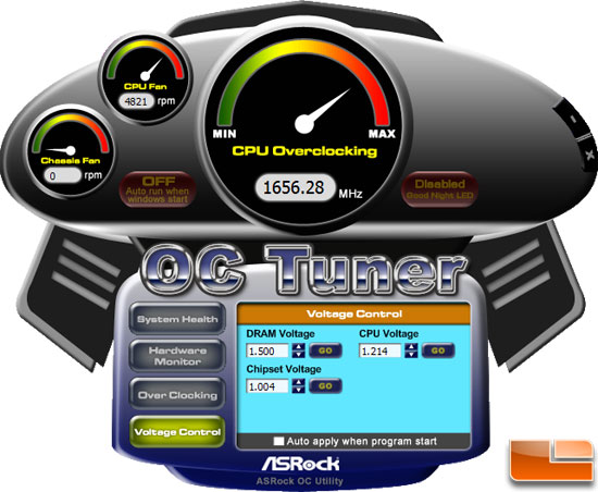 ASRock A330ION BIOS OCTweaker