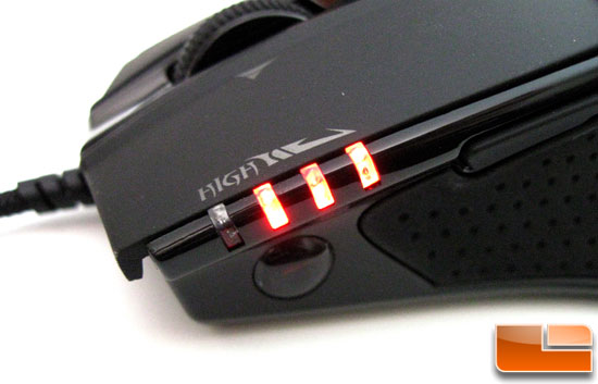 Gigabyte GHOST M8000X Gaming Mouse DPI Indicator LEDs