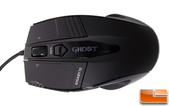Gigabyte GHOST M8000X Gaming Mouse Top View