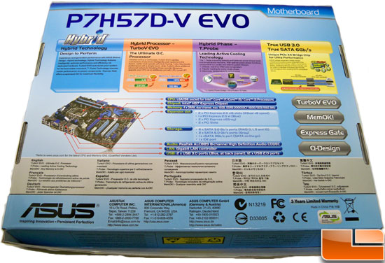 ASUS P7H57D-V EVO Bundle