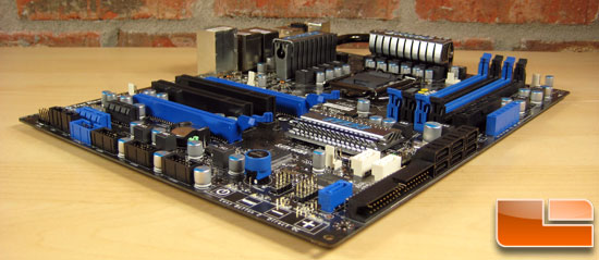 MSI P55 GD-85 Board from Angle