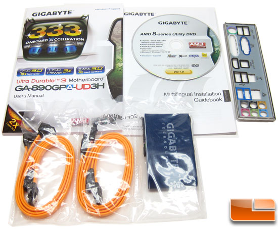 Gigabyte 890GPA-UD3H 890GX Motherboard Peripherals