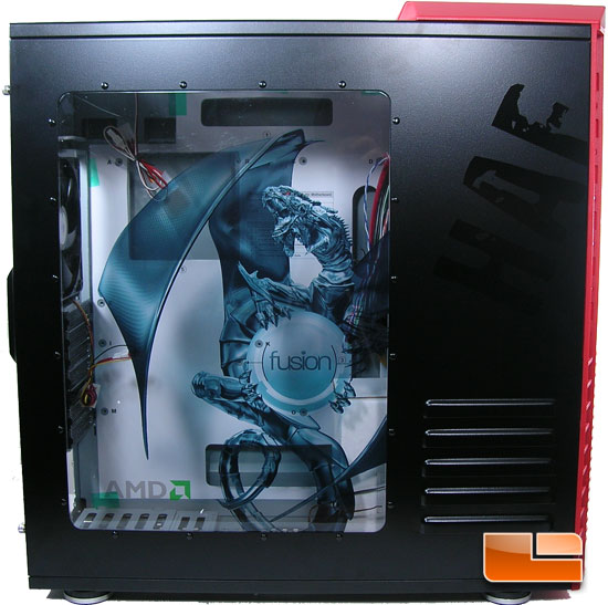 Cooler Master HAF932 AMD Edition Dragon Side Panel