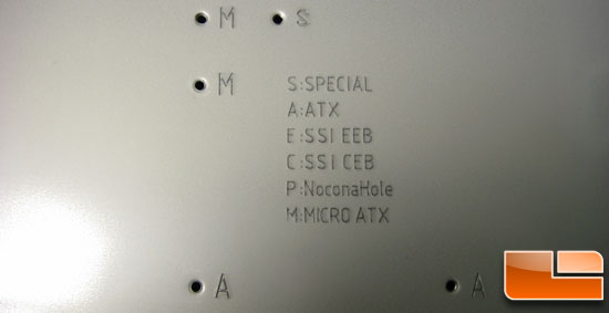 Thermaltake Element V Motherboard Tray Signal Key