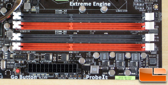 Asus Maximus III Extreme DIMM Slots