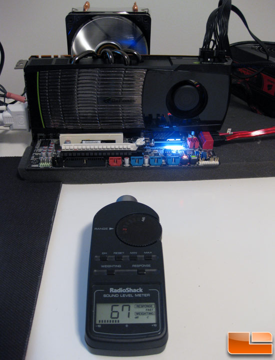 NVIDIA GeForce GTX 480 Video Card Load Temperature Testing Results