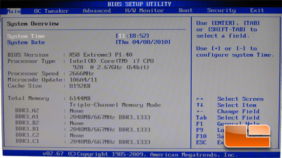 ASRock X58 Extreme3 Bios