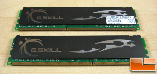 G.Skill DDR3-1600C7 ECO 1.35vdimm