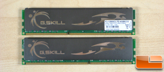G.Skill DDR3-1600C7 ECO 1.35vdimm
