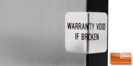 Zephyr WARRANTY STICKER