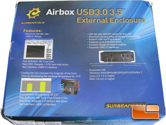 SUNBEAMTECH Airbox USB3.0 3.5 hard driver enclosure