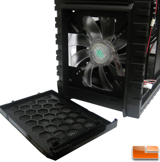 Cooler Master HAF X front fan and filter