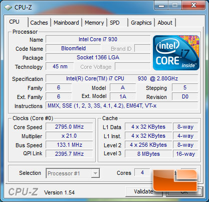 MSI Big Bang XPower CPUz 1.54