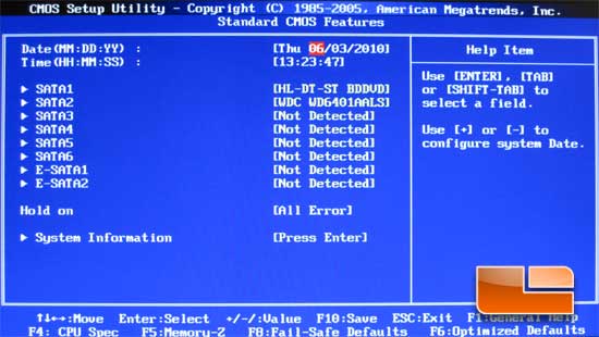 MSI Big Bang Bios