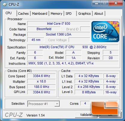 MSI Big Bang XPower CPUz 1.54