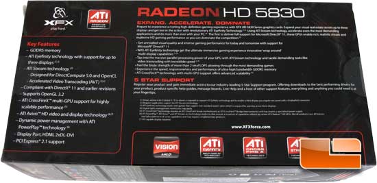XFX Radeon HD 5830 Retail Packaging XFX Radeon HD 5830 Retail Packaging