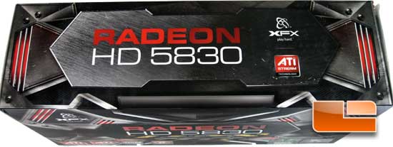 XFX Radeon HD 5830 Retail Packaging XFX Radeon HD 5830 Retail Packaging