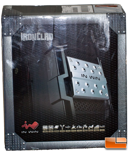 Front of the In-Win Ironclad Box