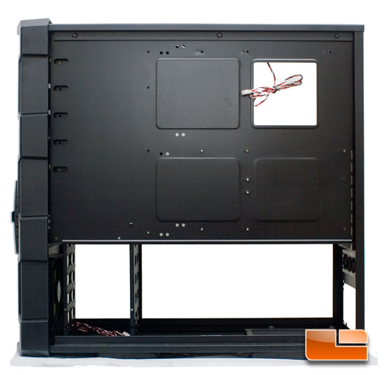 Right Side View of the Motherboard Tray in the In-Win Ironclad