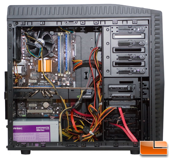 Hardware installed in the SilverStone PS05